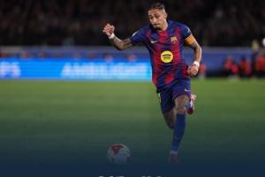 一球之差！巴萨3球大胜但翻盘失败，孔德、巴尔德伤退