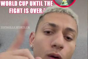 辟谣！网传里沙利松称美国不停止战争就不踢世界杯，球员本人否认