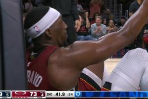 历史第二高！阿德巴约2+1后上半场砍43分 破詹姆斯创的队史纪录！