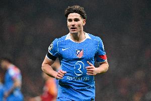 阿尔瓦雷斯单赛季欧冠参与10球，上次马竞球员做到是迭戈·科斯塔