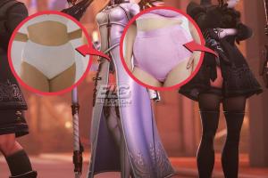 2B的丁字裤呢？《守望先锋》尼尔联动皮肤遭质疑和谐