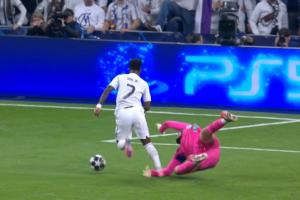 救赎！维尼修斯过掉多纳鲁马造点，跳步罚点被扑