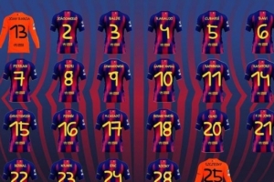 世体：巴萨对纽卡将穿特殊字体球衣，表达对唐氏综合征群体的关怀