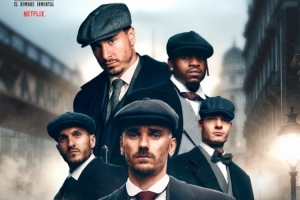 马竞发布浴血黑帮主题海报：格列兹曼、瑟尔洛特、卢克曼出镜