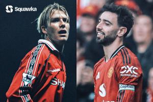 追平贝克汉姆纪录！B费27轮15助，已追平曼联英超单赛季助攻纪录