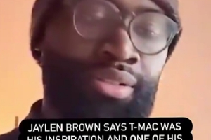 杰伦·布朗：麦迪是我一直以来最喜欢球员之一 我妈都知道这事