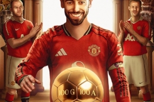 B费是曼联队史第三位百球百助攻球员，在他之前是鲁尼和吉格斯