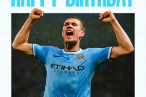 曼城祝哲科40岁生日快乐，球员效力期间出战189场72球28助