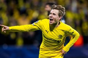 海于格在本赛季欧冠淘汰赛阶段直接参与4个进球，仅次于巴尔韦德