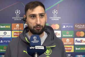 多纳鲁马：若11打11比赛将完全不同，但结果可能在首回合就决定了