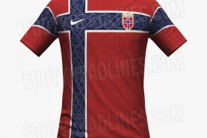 挪威主客场球衣谍照：主场经典红色搭配国旗元素 客场全黑