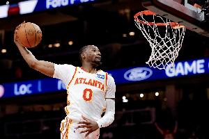 本赛季库明加代表老鹰出战时胜率100% 代表勇士出战时胜率45%