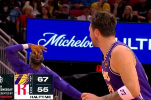 空篮不扣篮而是上篮？东契奇：两分就是两分我不在乎 当时很累的