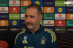 晋级八强！森林主帅：对球队实力毫不怀疑，我们展现了团结精神