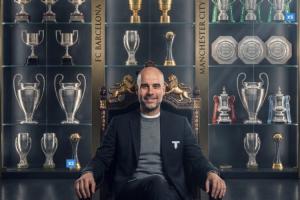 40冠教头!瓜帅获执教40冠：英超×6 联赛杯×5 世俱杯×4 欧冠×3
