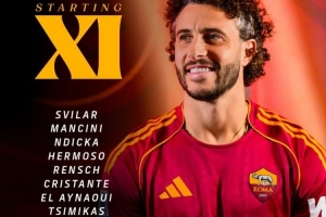 罗马vs莱切首发：马伦领衔，佩莱格里尼、齐米卡斯、皮西利首发