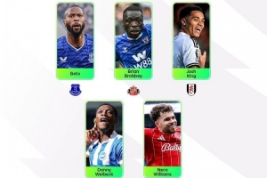 英超第31轮最佳球员候选:贝托、布罗比、维尔贝克在列