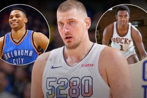 剩9场仅需51助攻！约基奇有望成为历史首位连续两年场均三双中锋